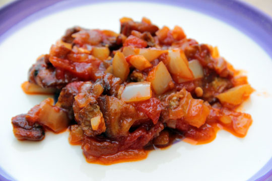 Auberginen-Ragout