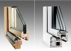 Als Holzrahmen für Fenster sind besser als Kunststoff