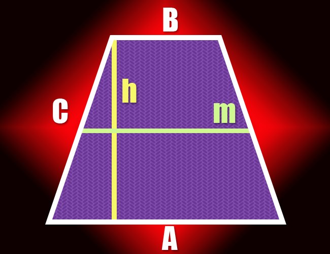 Wie man die Höhe eines Trapezes berechnet